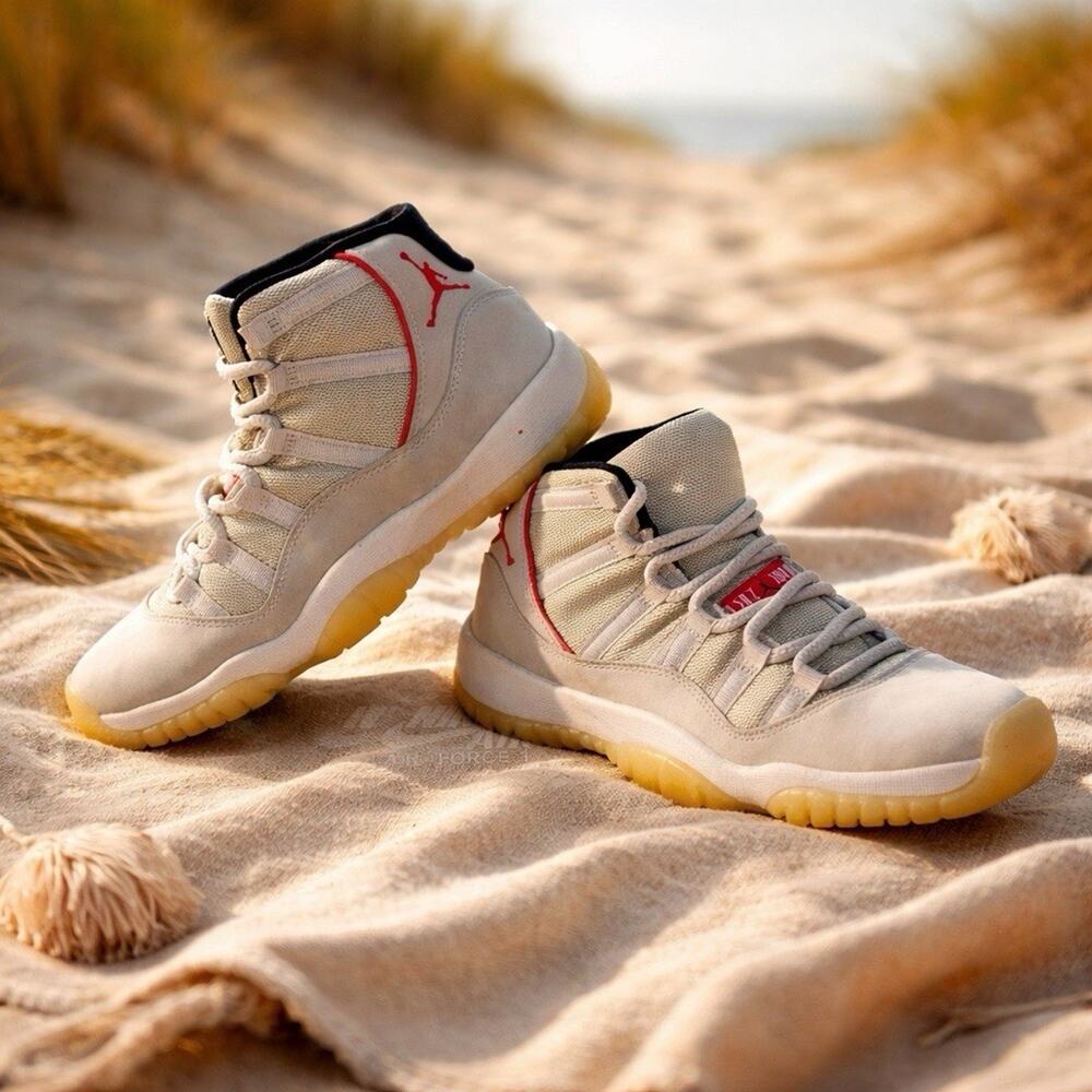 Size 5.5Y 7 Women Jordan 11 Retro Platinum Tint